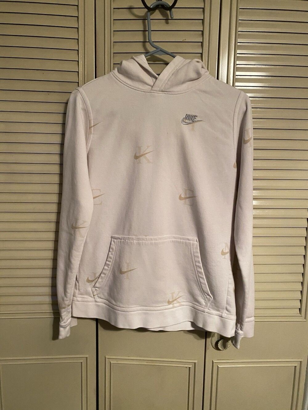 Nike Hoodie Sweatshirt Nike Lettering All Over Print